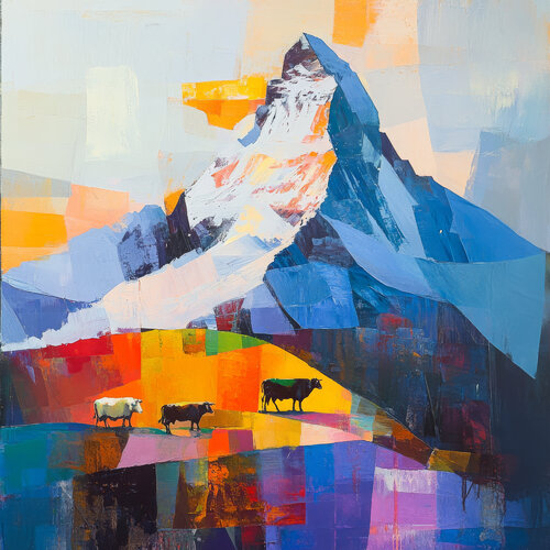 Matterhorn von Angelo Makula, Malerei kaufen auf Singulart