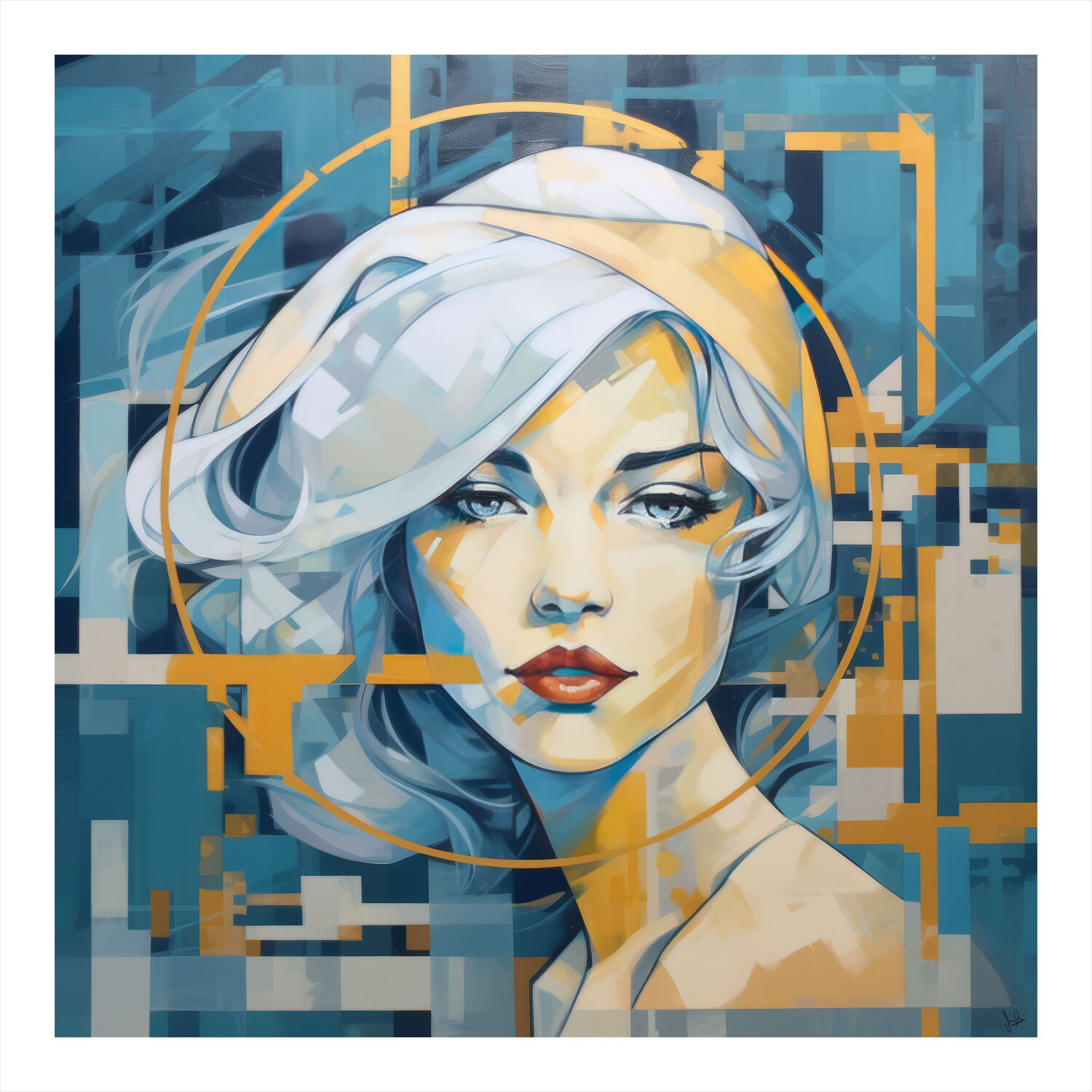 Blondes Mädchen Angelo Makula