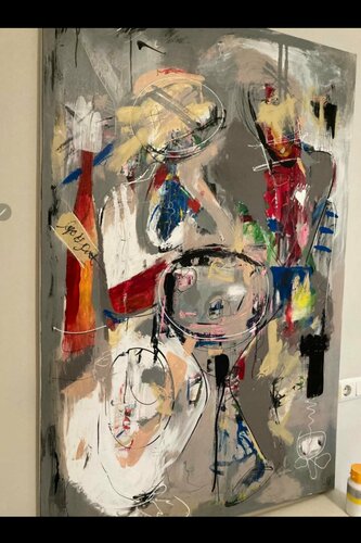 Love in Paris... von Gazvani Art, Malerei kaufen auf Singulart