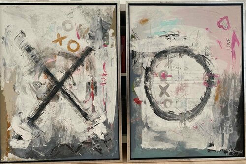 Valentine's XO by Gazvani Art, Painting for Sale on Singulart
