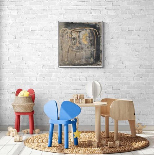 The Elephant 🐘 (Sold to New York/USA) von Gazvani Art, Malerei kaufen auf Singulart