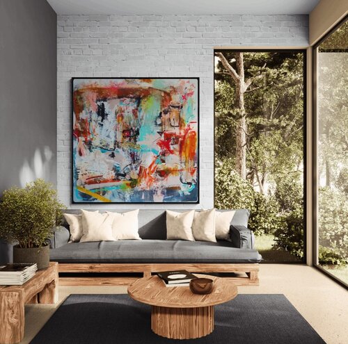 Rhythm of Colors by Gazvani Art, Painting for Sale on Singulart