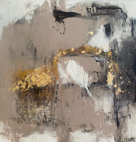 Golden Quiet von Gazvani Art, Malerei kaufen auf Singulart