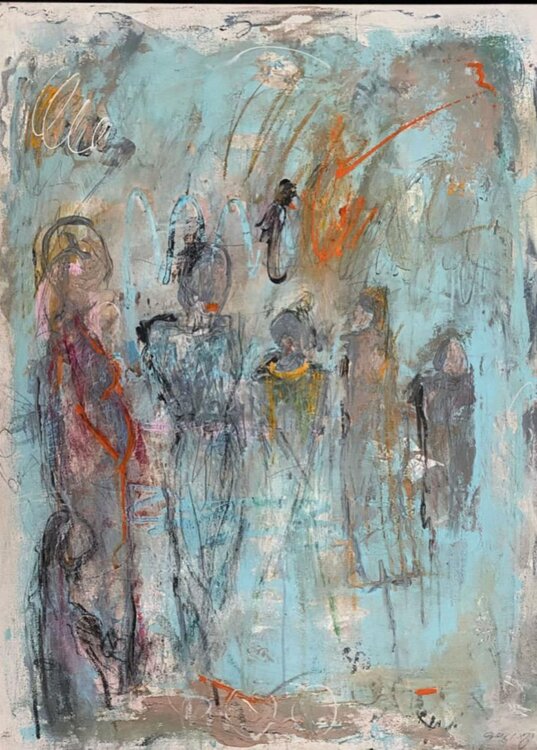 Be My Moonlight ( Sold to VELUX Company / Denmark) Gazvani Art