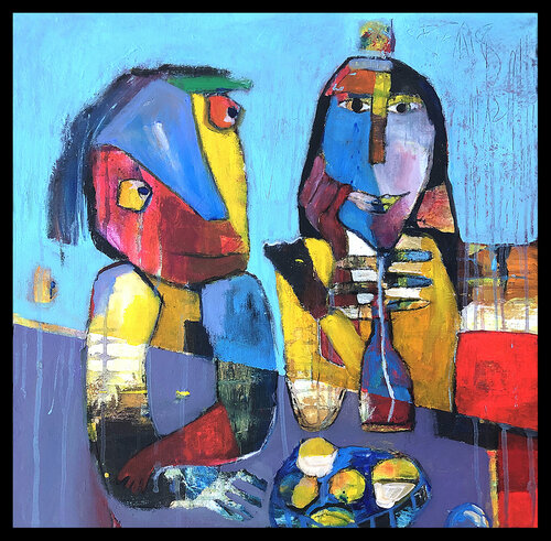 Together forever by Shefali Ranthe, Painting for Sale on Singulart