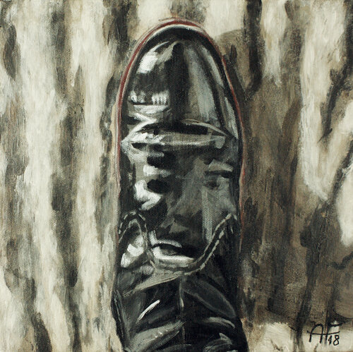 Touch of wood 1 (The first piece of the cycle "Touch of wood") di Anna Franczuk, Pittura in vendita su Singulart