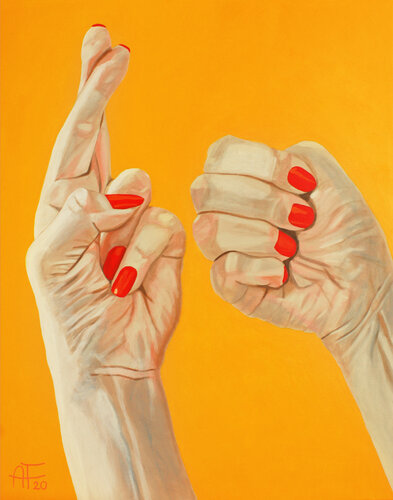 Good luck! by Anna Franczuk, Painting for Sale on Singulart