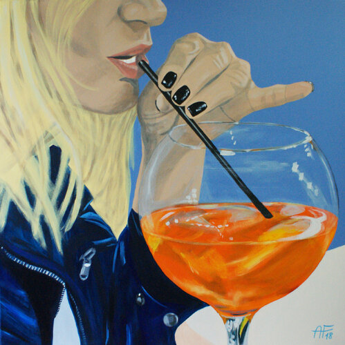 Aperol Spritz van Anna Franczuk, Schilderij te koop op Singulart