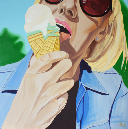 Sweet end of the summer van Anna Franczuk, Schilderij te koop op Singulart