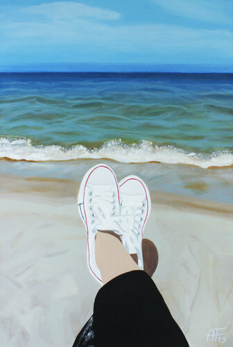 Waiting de Anna Franczuk, Pintura a la venta en Singulart