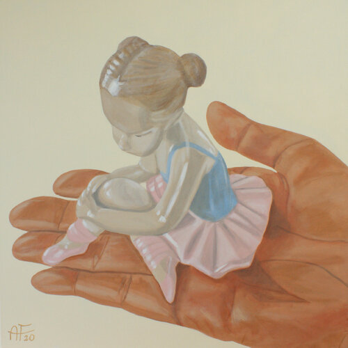 Tiny ballerine von Anna Franczuk, Malerei kaufen auf Singulart