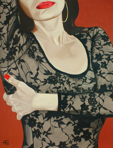 Hot mood van Anna Franczuk, Schilderij te koop op Singulart