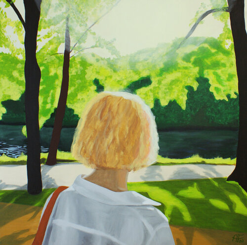 Enlightenment comes spontaneously by Anna Franczuk, 油畫 for Sale on Singulart