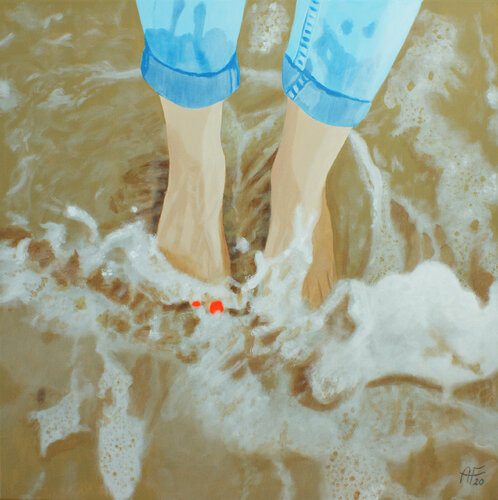 Touch of the sea de Anna Franczuk, Pintura a la venta en Singulart