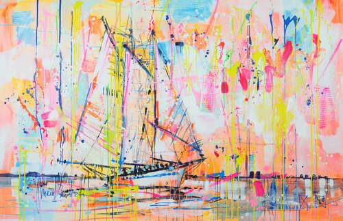 Sea breeze par Marta Zawadzka, Peinture en vente sur Singulart