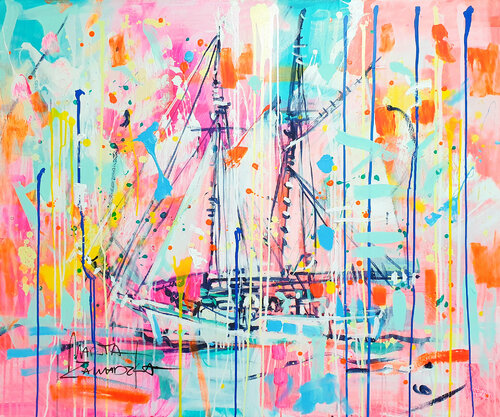 Air song par Marta Zawadzka, Peinture en vente sur Singulart