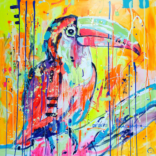 Timmy from the tree par Marta Zawadzka, Peinture en vente sur Singulart