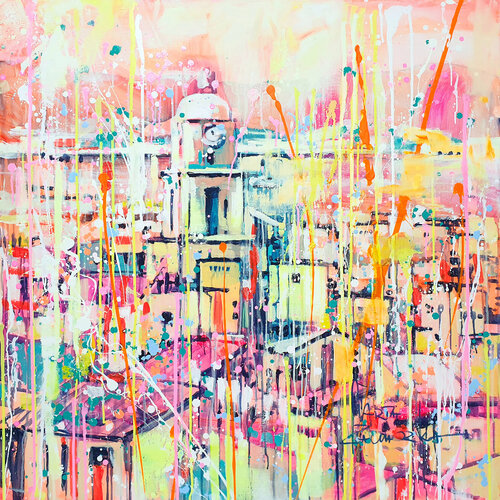 Sun in Saint-Tropez di Marta Zawadzka, Pittura in vendita su Singulart