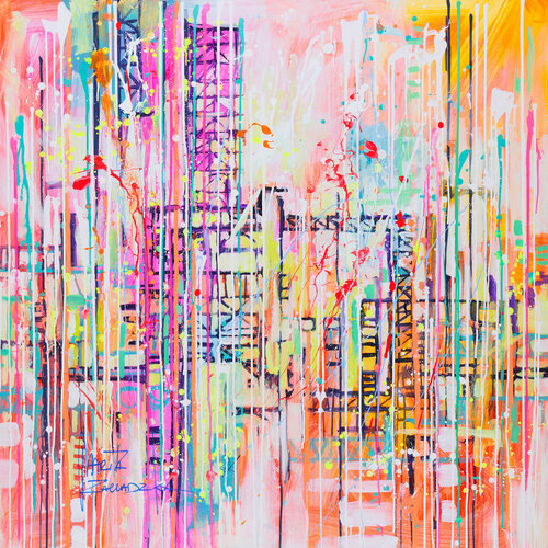 Joy factory! di Marta Zawadzka, Pittura in vendita su Singulart