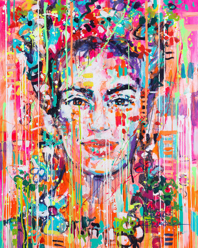 In flowers di Marta Zawadzka, Pittura in vendita su Singulart