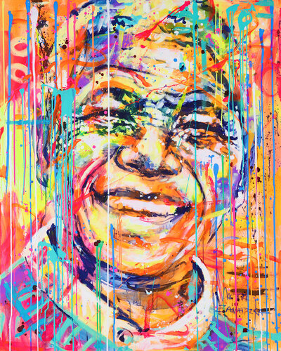 Mandela di Marta Zawadzka, Pittura in vendita su Singulart