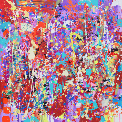 Sapphire melody par Marta Zawadzka, Peinture en vente sur Singulart