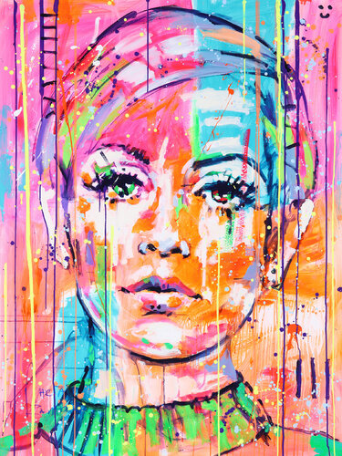 Big eyes by Marta Zawadzka, Painting for Sale on Singulart