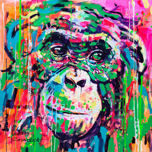 Samy par Marta Zawadzka, Peinture en vente sur Singulart