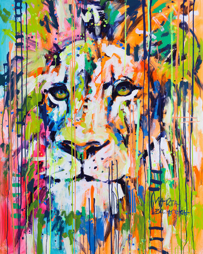 His Majesty par Marta Zawadzka, Peinture en vente sur Singulart