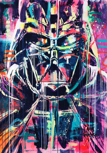 the Power of the Dark Side di Marta Zawadzka, Pittura in vendita su Singulart