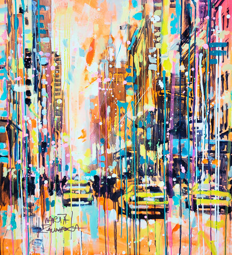 The New York City Vibes di Marta Zawadzka, Pittura in vendita su Singulart
