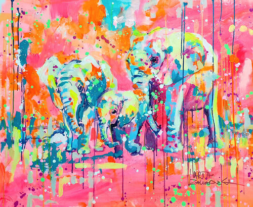 Family par Marta Zawadzka, Peinture en vente sur Singulart