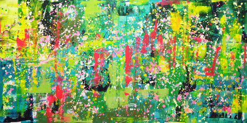 Green Heart de Marta Zawadzka, Pintura a la venta en Singulart