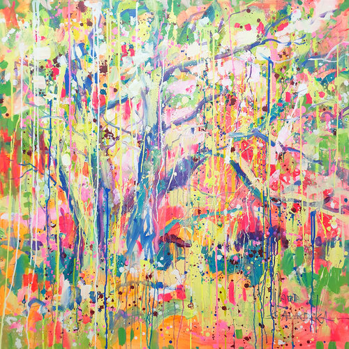 Tree of Love di Marta Zawadzka, Pittura in vendita su Singulart