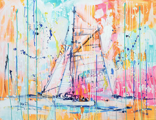 White Melody von Marta Zawadzka, Malerei kaufen auf Singulart