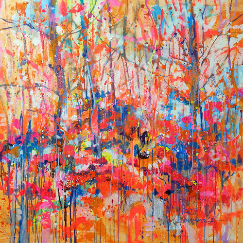 Magical Forest di Marta Zawadzka, Pittura in vendita su Singulart