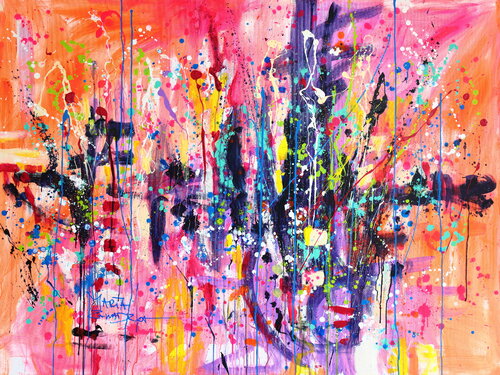 Flower par Marta Zawadzka, Peinture en vente sur Singulart