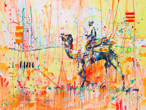 in the sun par Marta Zawadzka, Peinture en vente sur Singulart