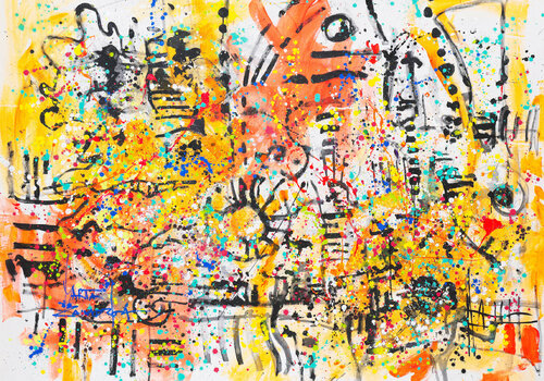 Zebra par Marta Zawadzka, Peinture en vente sur Singulart