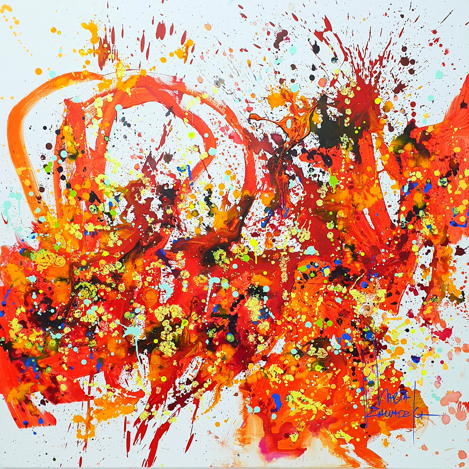The dance of autumn Marta Zawadzka Originalgemälde zu verkaufen