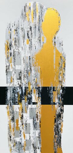 Présence 4-21 van Nadine Hardy, Schilderij te koop op Singulart