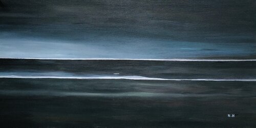 Blue II-22 par Nadine Hardy, Peinture en vente sur Singulart