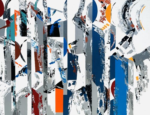 Évolution lumineuse di Nadine Hardy, Pittura in vendita su Singulart