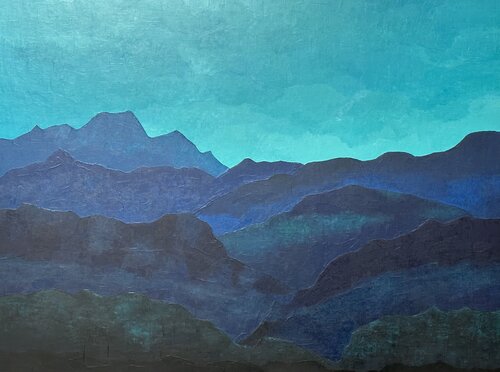 Mélodie des Pyrénées de Nadine Hardy, Pintura a la venta en Singulart