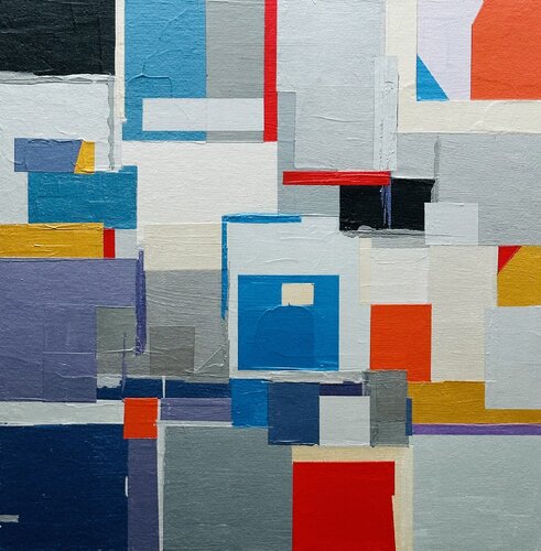 Échos iridescente de Nadine Hardy, Pintura a la venta en Singulart