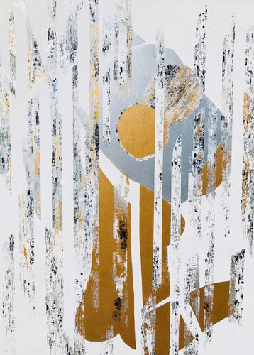 Présence 4-20 van Nadine Hardy, Schilderij te koop op Singulart