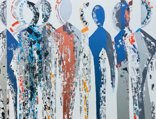 Présence VIII van Nadine Hardy, Schilderij te koop op Singulart