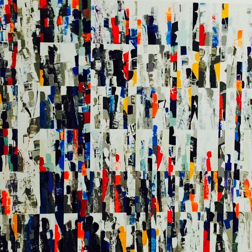 Fréquences II van Nadine Hardy, Schilderij te koop op Singulart