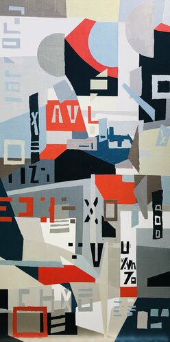 Abstraction 07-20 di Nadine Hardy, Pittura in vendita su Singulart