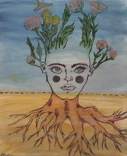 TIERRA FERTIL de Alexia López Sosa, Obra en papel a la venta en Singulart